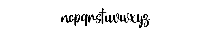 Amilea1 Font LOWERCASE