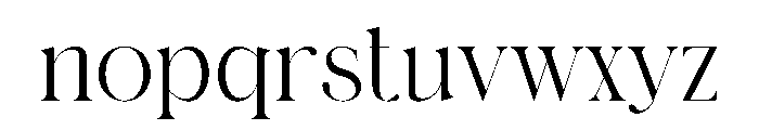 Amilea Font LOWERCASE