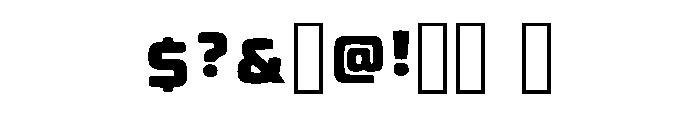 Amiluxo Regular Font OTHER CHARS