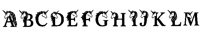 Amira Regular Font UPPERCASE