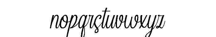 Amiska Font LOWERCASE