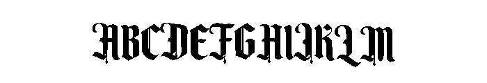 Amivora Font UPPERCASE