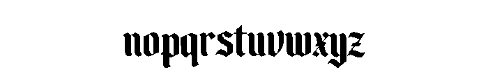 Amivora Font LOWERCASE
