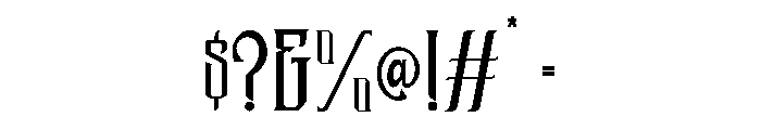 Ammeq Font OTHER CHARS