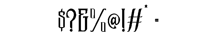 AmmeqRegular Font OTHER CHARS