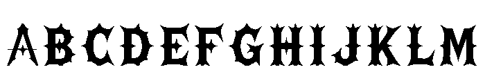 Ammi Regular Font UPPERCASE