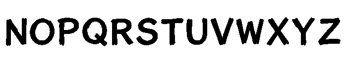 Ammom Regular Font LOWERCASE