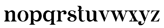 Amonty Font LOWERCASE