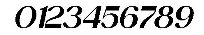 Amoora Italic Font OTHER CHARS