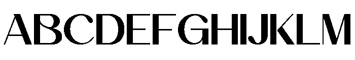 Amoora Regular Font UPPERCASE