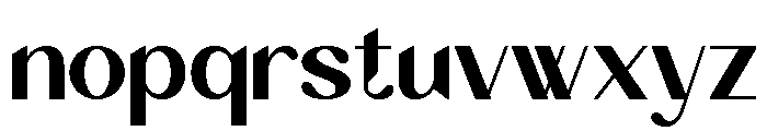Amoora Regular Font LOWERCASE