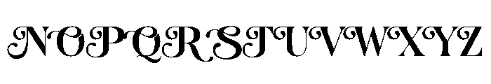 Amore Christmas Font UPPERCASE