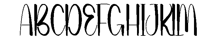 Amorelia Font UPPERCASE