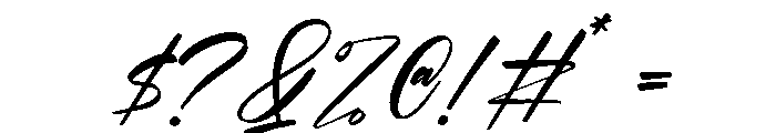 Amorelle Regular Font OTHER CHARS