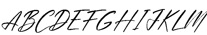 Amorelle Regular Font UPPERCASE