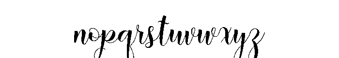 Amorette Font LOWERCASE