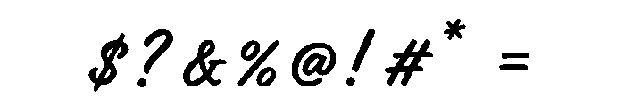 Amorphose Font OTHER CHARS
