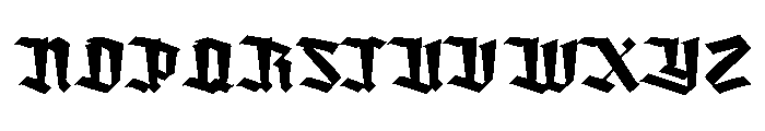 Amortem Font UPPERCASE