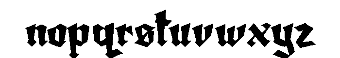 Amortem Font LOWERCASE
