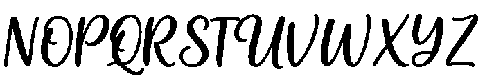 Amorvella Font UPPERCASE