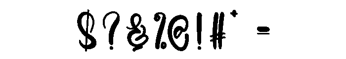 Amount Christmas Font OTHER CHARS