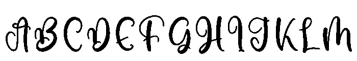 Amount Christmas Font UPPERCASE