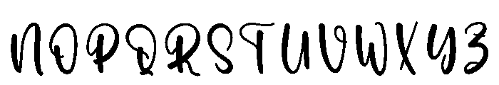 Amount Christmas Font UPPERCASE