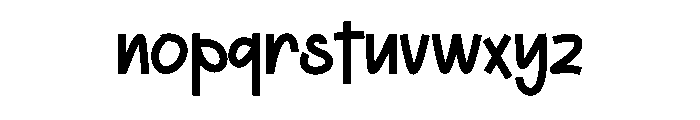 Amour Dancing Font LOWERCASE