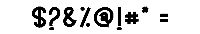 Amour Retro Font OTHER CHARS