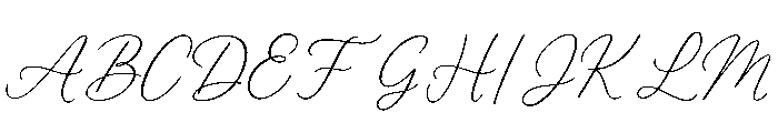 AmourGlance Font UPPERCASE