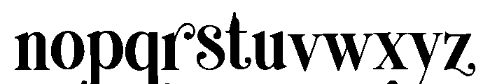 Amoura Belle Font LOWERCASE