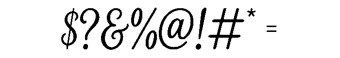 Amoura Bloom Font OTHER CHARS