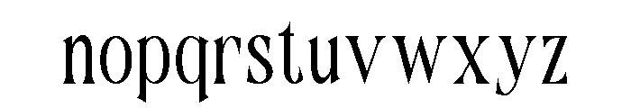 Amoura Camorin Regular Font LOWERCASE