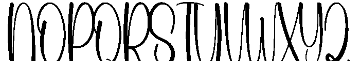 Amourette Font UPPERCASE