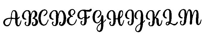 Amraiah Font UPPERCASE