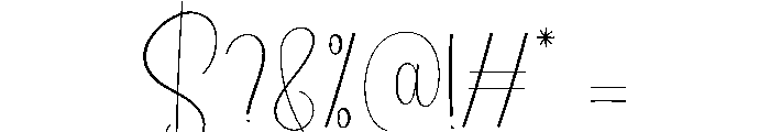 Amstedam Signature Font OTHER CHARS