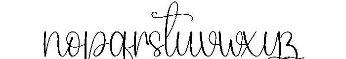 Amstedam Signature Font LOWERCASE