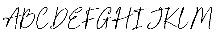 Amsterdam Siganture Font UPPERCASE