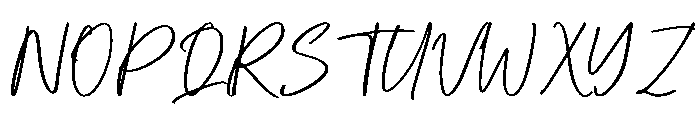 Amsterdam Siganture Font UPPERCASE