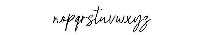 Amsterdam Siganture Font LOWERCASE