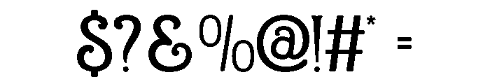 Amstrong Regular Font OTHER CHARS