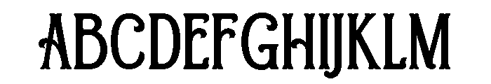 Amstrong Regular Font UPPERCASE