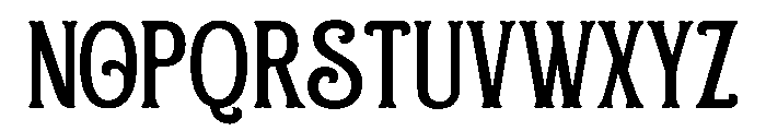 Amstrong Regular Font UPPERCASE