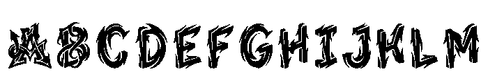 Amur Regular Font UPPERCASE