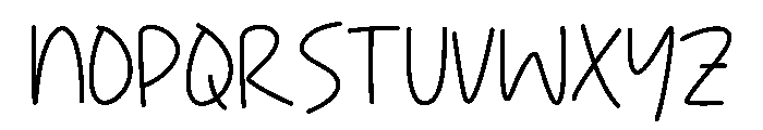 Amygost Font UPPERCASE