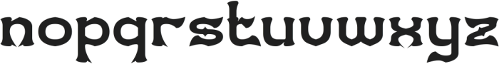 AMAZING CREATURE Bold otf (700) Font LOWERCASE
