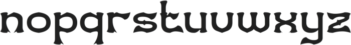 AMAZING CREATURE otf (400) Font LOWERCASE