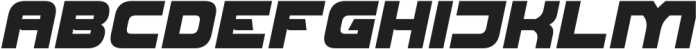 AMERICAN FOOTBALL Bold Italic otf (700) Font UPPERCASE