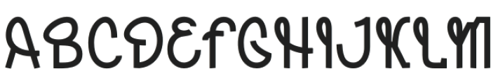 AMOH Regular otf (400) Font UPPERCASE