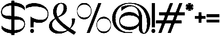AMOURA-Regular otf (400) Font OTHER CHARS